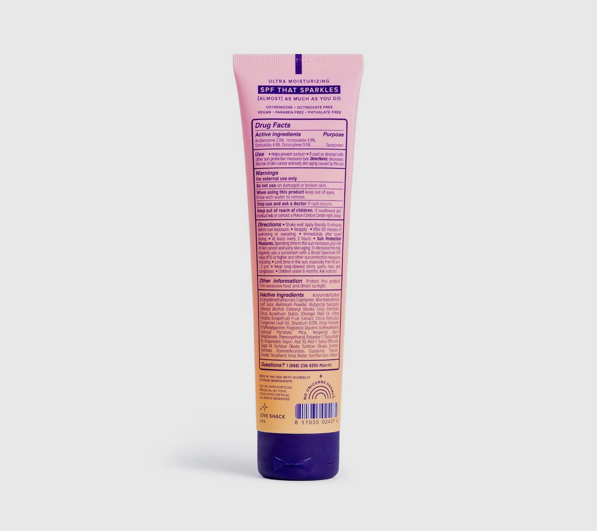 Shimmering Natural Sunscreen